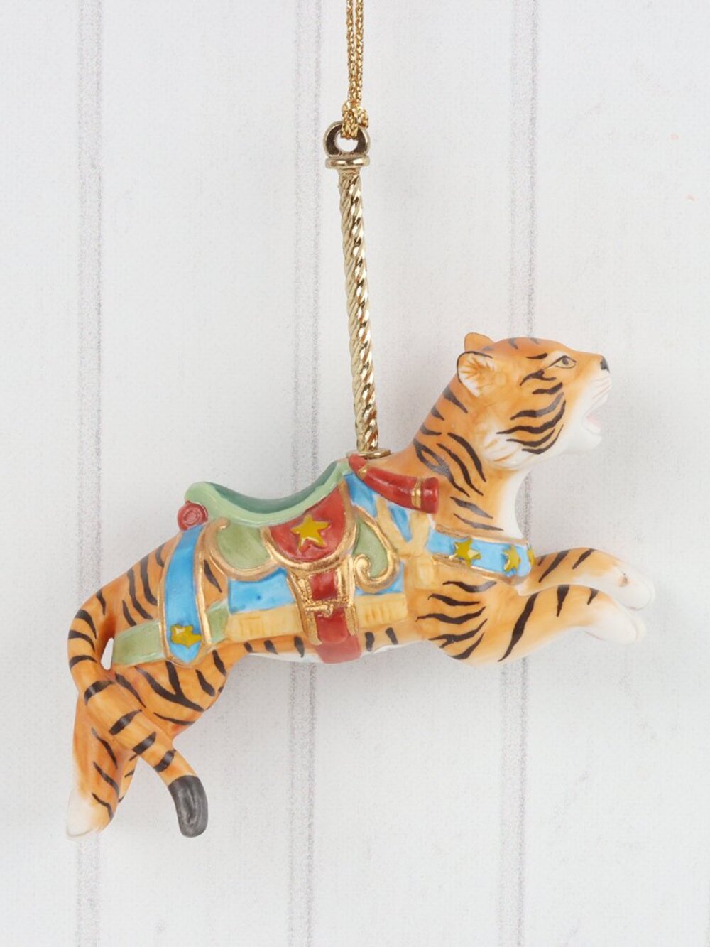 Vintage Lenox 1989 Tiger - The Christmas Carousel Collection